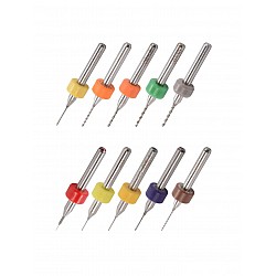 0.1-1mm Mixed 3D Printer Nozzle Cleaning Drill Bit Kit - 10Pcs