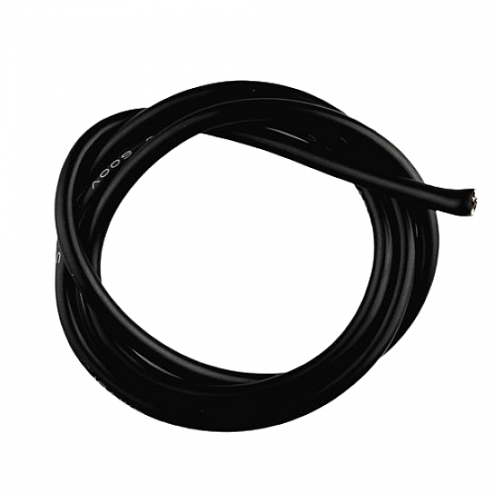 10AWG High Quality Black Silicon Wire - 1Meter 10AWG High Quality Black Silicon Wire - 1Meter