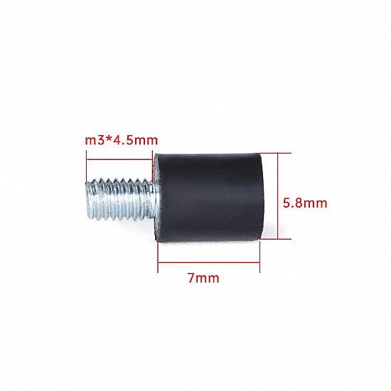 12Pcs M3 7*4.5mm Anti-Vibration Fixed Screws