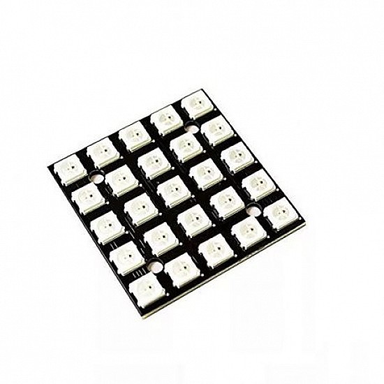 25Bit WS2812 5050 5x5 Digit RGB LED Built-in Full Color Driving Lights Development Board 25Bit WS2812 5050 5x5 Digit RGB LED Built-in Full Color Driving Lights Development Board