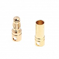 3.5mm Male&Female Gold Bullet Banana Connector 