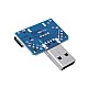 4 in 1 USB Adapter Board Male to Female Micro Type-C 4P 2.54mm USB4 Converter 4 in 1 USB Adapter Board Male to Female Micro Type-C 4P 2.54mm USB4 Converter