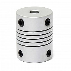 5mm X 5mm Aluminum Flexible Shaft Coupling 