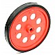 BO Gear Motor Wheel - Red - BO Gear Motor Wheel - Red - Robot Spare Parts -