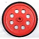 BO Gear Motor Wheel - Red - BO Gear Motor Wheel - Red - Robot Spare Parts -