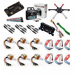 Hexacopter Drone Combo with APM 2.8  (Motor + ESC + Propeller + Flight Controller + Frame + TX-RX Flysky FSi6+ Power module + Belt) -  ImportDukan