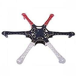 Hexacopter Drone Accessories Combo (6 x Motor, 6 x ESC, 3 x 1045 Propeller, 1 x F550 frame, Strap Belt)