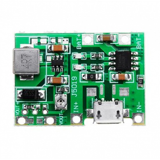3.7V to 9V 5V 18650 Lithium Battery Charge Discharge Integrated Module | Modules | Charging