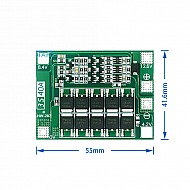 3S 11.1V 12.6V 40A 18650 Lithium Battery Protection Board | Modules | Charging