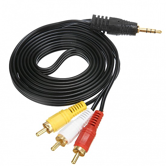 3.5mm Male Plug to 3RCA Audio Video Cable | Accessories | Cable
