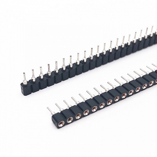 2.54mm 1 * 40p Straight Needle Single Row Round Hole Seat | Accessories | Pins