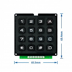 16 Keys (4x4),12 Keys (4x3) Matrix Keyboard Module | Modules | Wireless