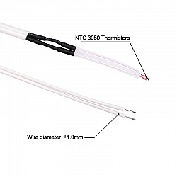 100K 3950 NTC Thermistor Temperature Sensor with Terminal | Sensors | Temper/Humidity