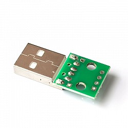 USB Male to DIP 2.54mm 4 pin Converter Board | Sensors | Serial/Converter