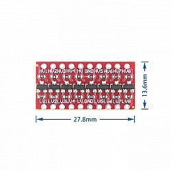 8 Bit Bidirectional Voltage Level Converter Board | Sensors | Serial/Converter