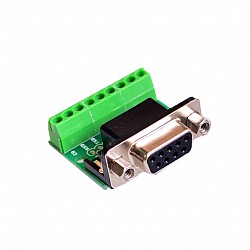 DB9 RS232 RS485 Serial to Terminal dapter Connector Breakout Board | Sensors | Serial/Converter