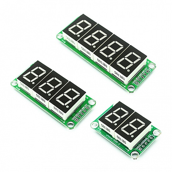 74HC595 Static Drive 2/3/4 Segment Digital Tube Display Module | Sensors | RGB/LED