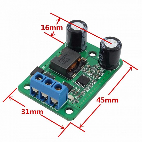24V/12V To 5V/5A 25W DC-DC Buck Step Down Power Supply Module | Modules | Step Down/Up