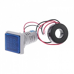 AC50-500V 0-100A Mini Digital Voltmeter Ammeter 22mm Signal Lights | Modules | Voltmeter