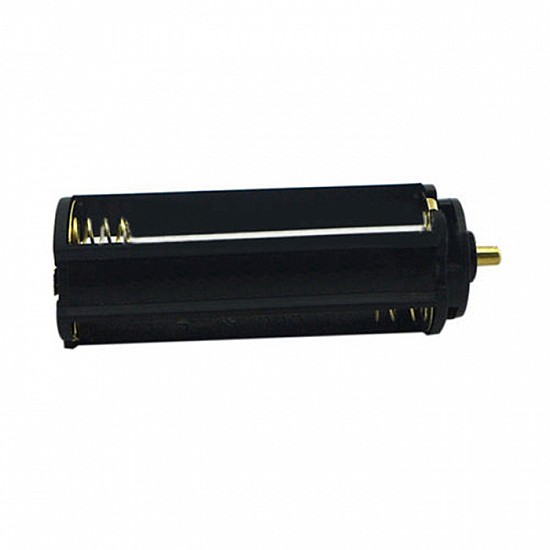 Black Cylindrical 3 AAA Battery Holder for Flashlight Lamp | Accessories | Battery Box