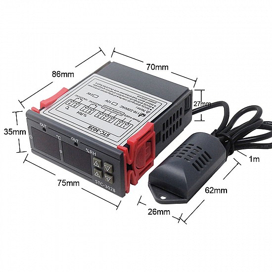 STC-3028 Digital Temperature Controller with Waterproof Sensor | Modules | Control