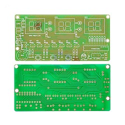 6Bits AT89C2051 LED Chip Electronic Alarm Clock Kit | Learning Kits  Kits