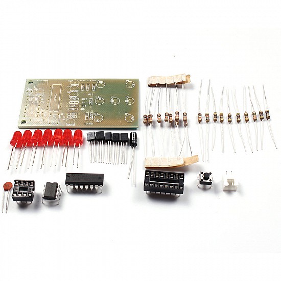 NE555 CD4017 5mm Red LEDs ICSK057A Electronic Fun DIY Kit | Learning Kits  Kits