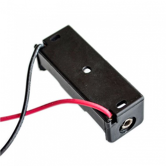 12V 23A Black Battery Holder with Wire | Accessories | Battery Box