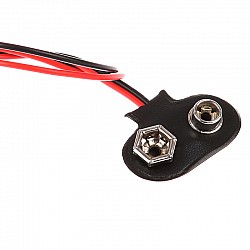 T-type 9V Battery Connector With 15cm Cable | Robots  Parts
