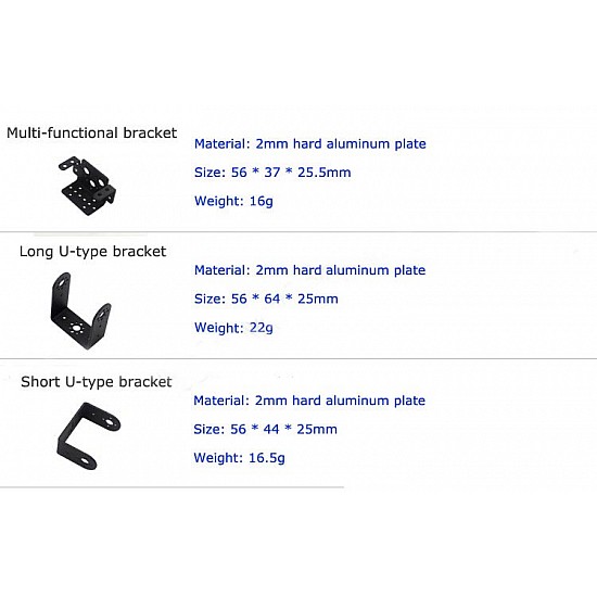 Multifunctional Bracket For Steering Gear RC Car | Robots | Bracket