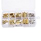 120 Pcs/Box M3 Stainless Steel Screw Nut Brass Column Kit | Hardwares | Aluminum Parts