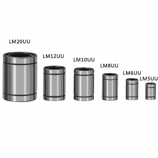 3D Printer Linear Bearing LM4/5/6/8/10/12/13/16/25UU | 3D Printer | Bearing/Coupling
