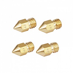 MK8 Brass Nozzle 1.75/3.0mm Filament | 3D Printer | Nozzle