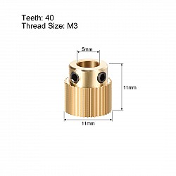 40 Teeth Extrusion Wheel | 3D Printer | Head Extruder