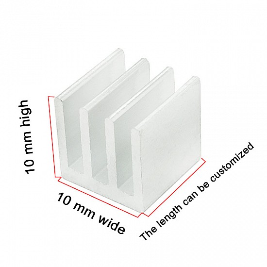 10*10*10mm Aluminum Extruded Heatsink | Hardwares | Heat sink
