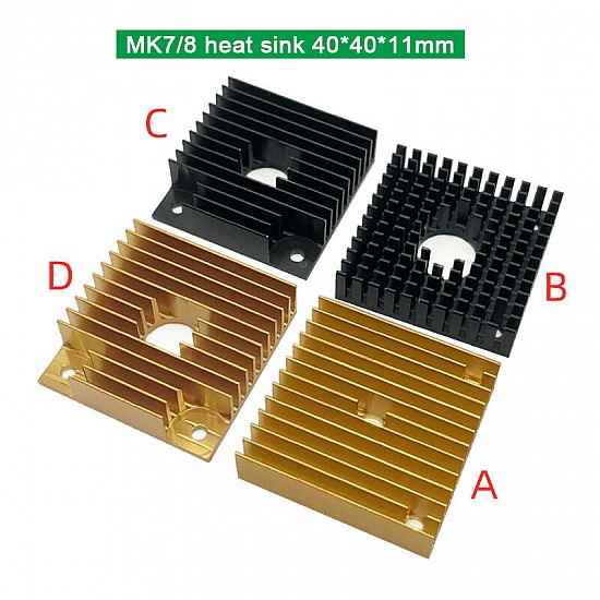 40*11*40mm Aluminum Heatsink for MK7 MK8 Extruder | Hardwares | Heat sink