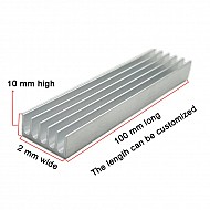100*22*10MM Aluminium Heatsink | Hardwares | Heat sink