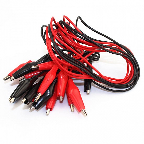 Red Black Crocodile Clips Test Connector Wire | Accessories | Wires