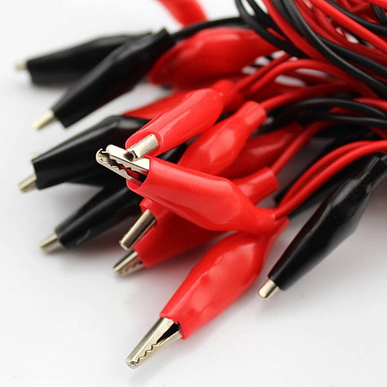 Red Black Crocodile Clips Test Connector Wire | Accessories | Wires