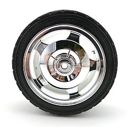 80mm Rubber Wheel Simulation Model 1:16 Hexagon Hole | Accessories | Wheel