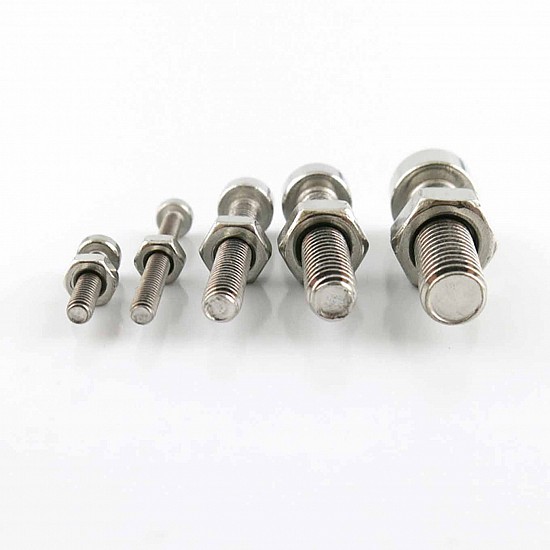 10 Set M2/M3/M4/M5 Stainless Steel Hexagon Socket Screw + Nut | Accessories | DIY Supplies