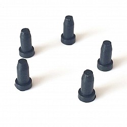 80pcs 9*3mm Black Rubber Shaft Sleeve | Accessories | Wood/Plastic Board
