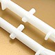 10pcs White Two Holes Connection Rod Rocker Arm Drive Link | Accessories | Wood/Plastic Board