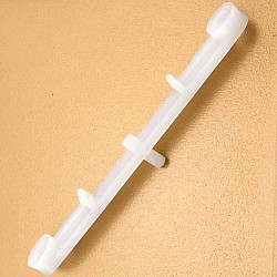 10pcs White Two Holes Connection Rod Rocker Arm Drive Link | Accessories | Wood/Plastic Board