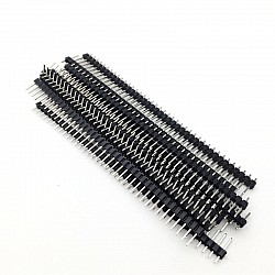 2.54mm 40Pin Single Row Black Male Header Needle | Accessories | Pins