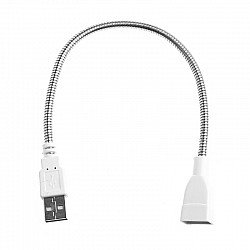 Flexible Metal Hose Power Supply USB Adapter Cable for USB Lamp | Accessories | Cable