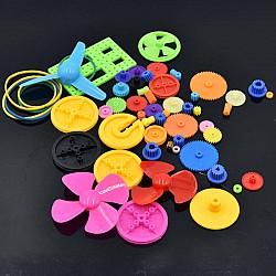 55pcs Colorful Plastic Gear DIY Kit | Accessories | Parts Pack