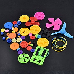 55pcs Colorful Plastic Gear DIY Kit | Accessories | Parts Pack