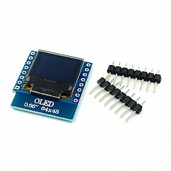 0.66 Inch OLED Display Module IIC/I2C Interface For D1 Mini | Sensors | D1 Mini