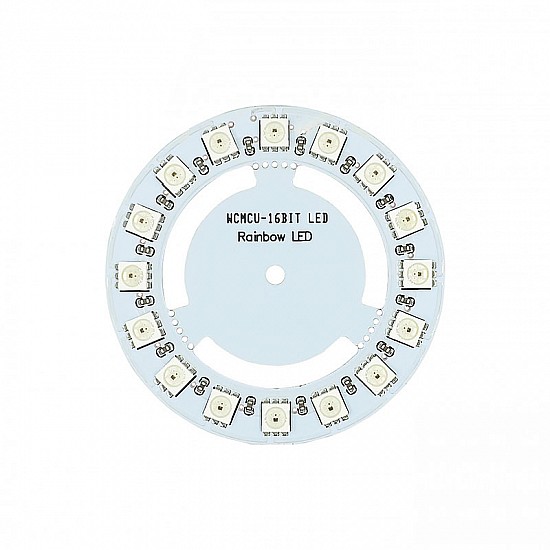 16 Bits WS2812 5050 RGB Ring LED Integrated Driver Module | Sensors | RGB/LED